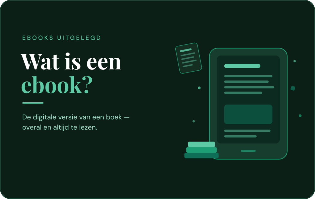 Wat is een ebook – persoon leest digitaal boek op e-reader